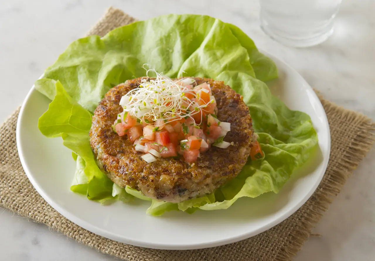 The Kitchen Doesn't Bite Quinoa and Bean Burger