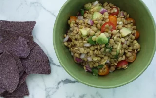 The Kitchen Doesn't Bite Lentils Ceviche