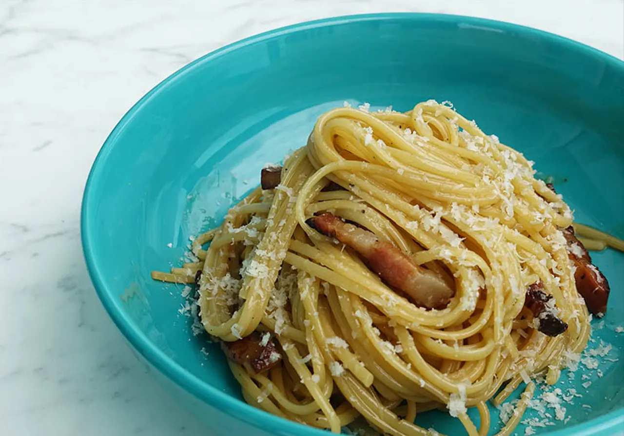 The Kitchen Doesn't Bite Spaghetti Carbonara
