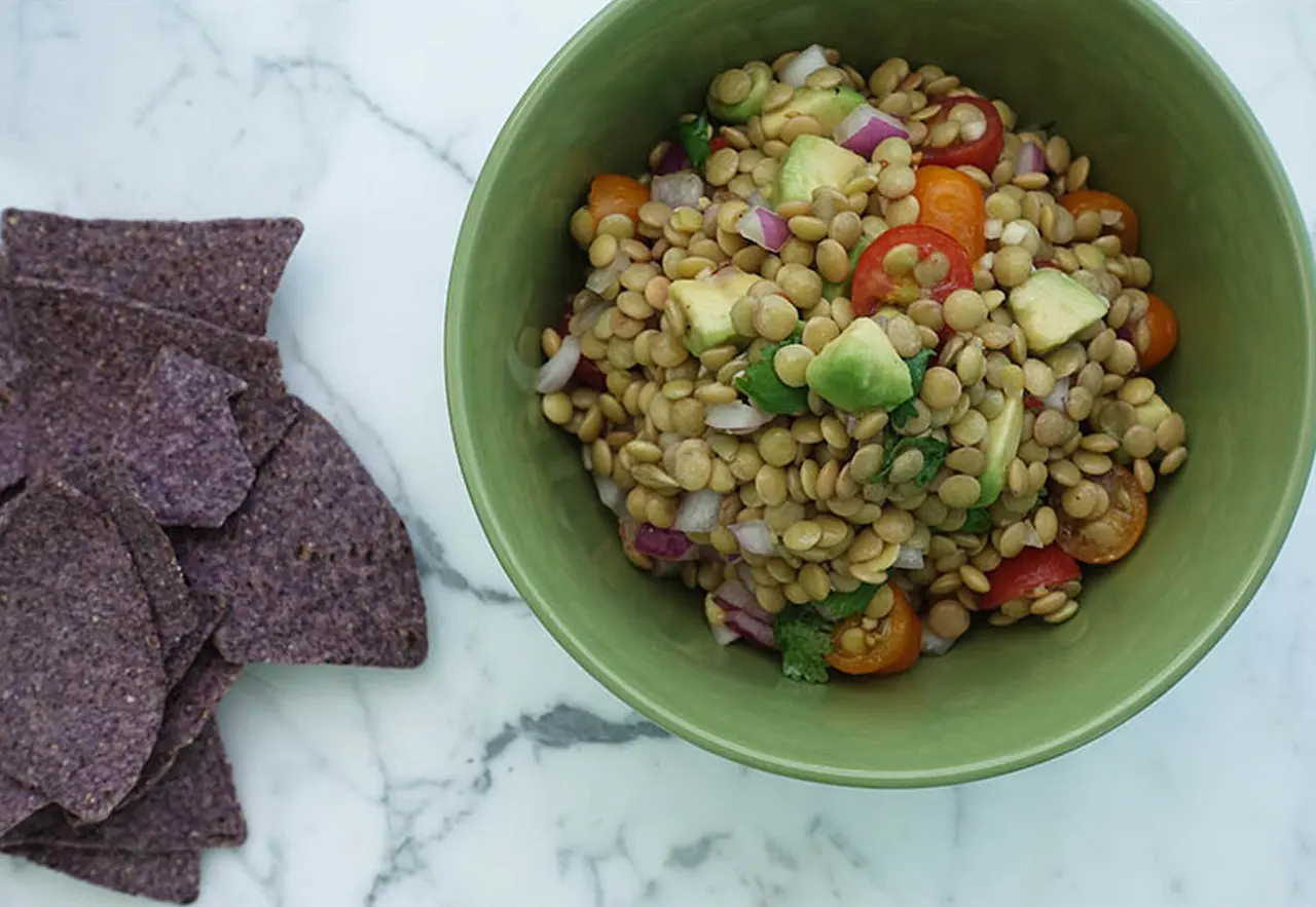 The Kitchen Doesn't Bite Lentils Ceviche