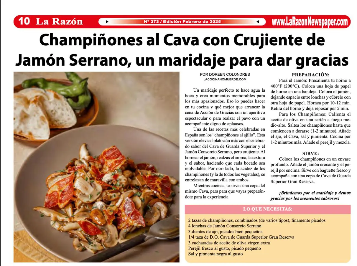 the kitchen doesnt bite champiñones al cava